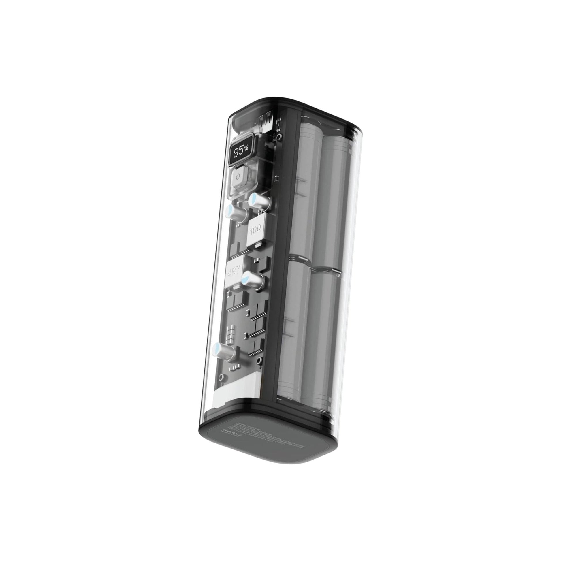 Powerology Crystalline Series Power Bank 24000mAh PD 100W - Dark Gray