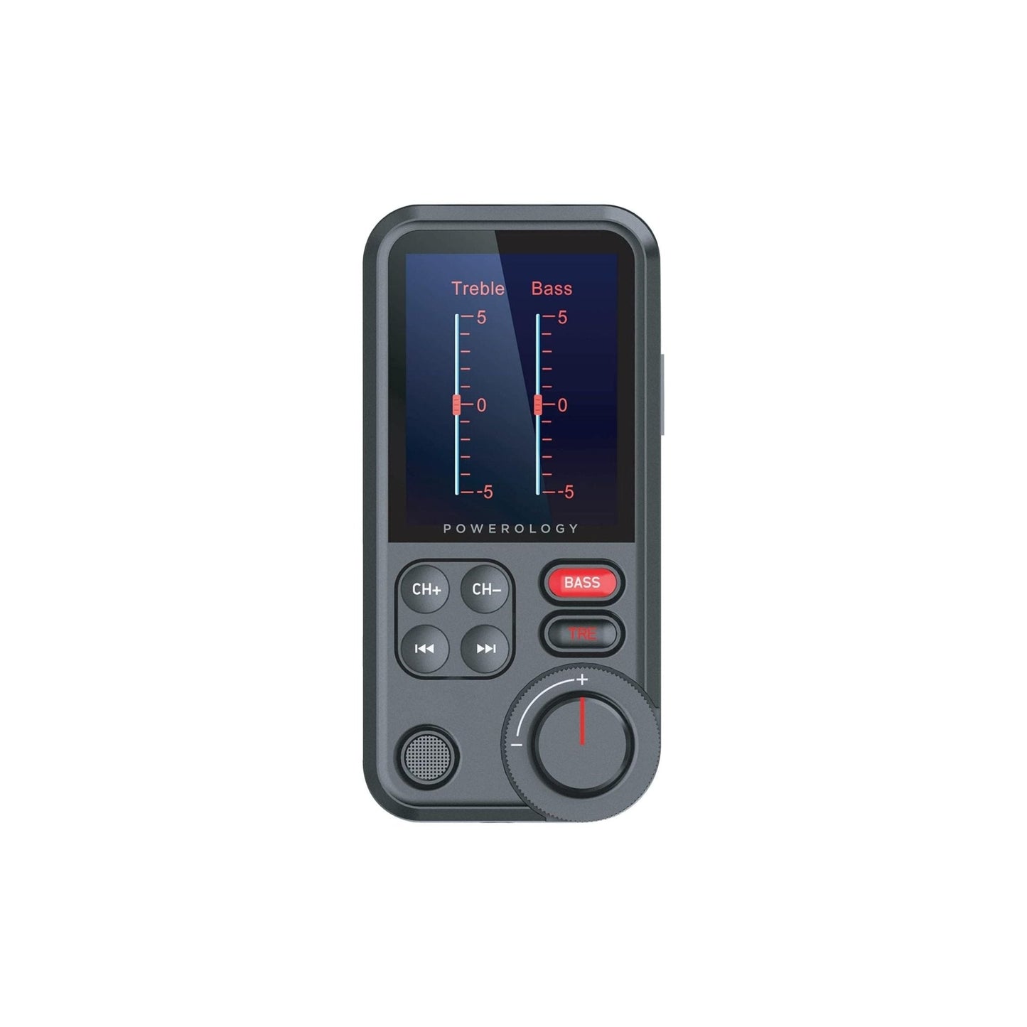 Powerology FM Transmitter Pro Car Charger 23W - Black