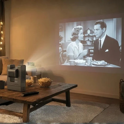 Powerology VisionArc Portable Smart Projector - Gray ( 1 Year Plan )