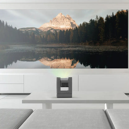 Powerology VisionArc Portable Smart Projector - Gray ( 1 Year Plan )
