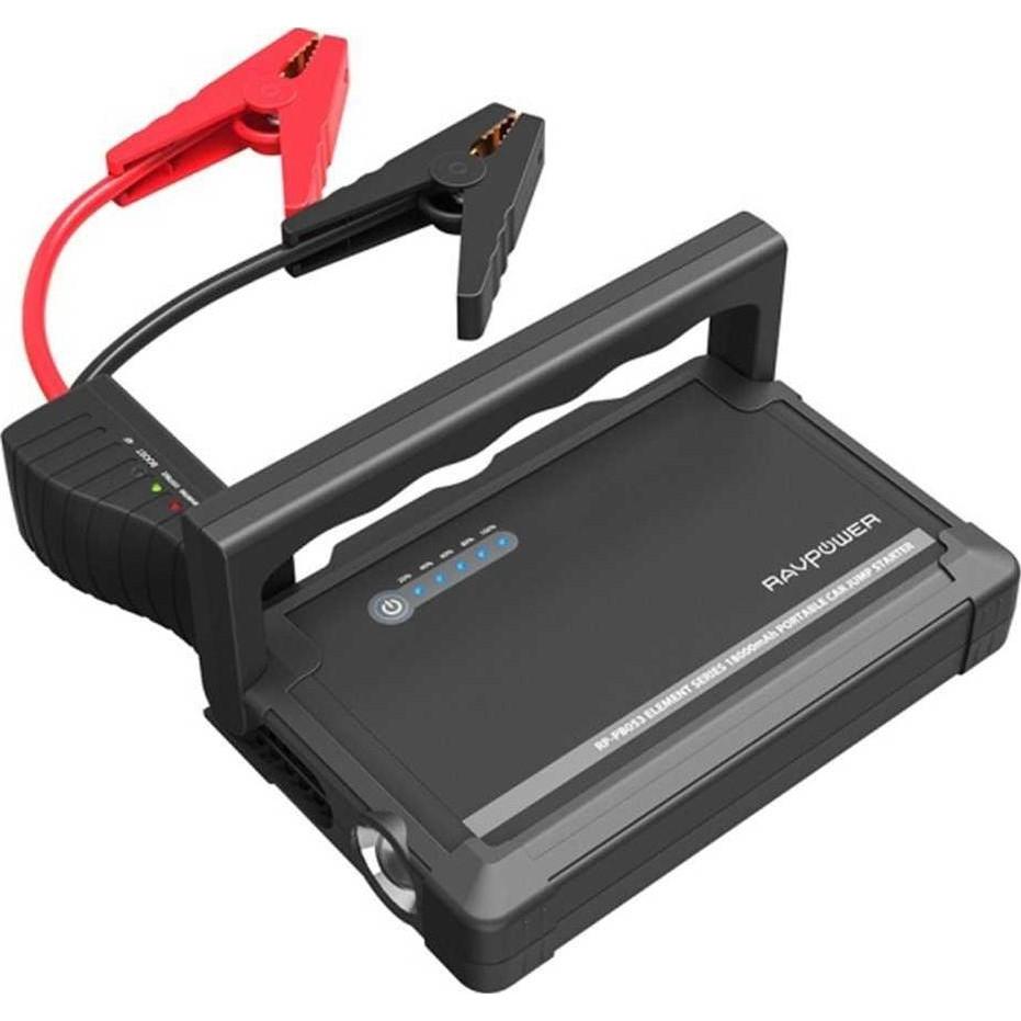 RAVPower 18000mAh Element Car Jump Starter UK - Black