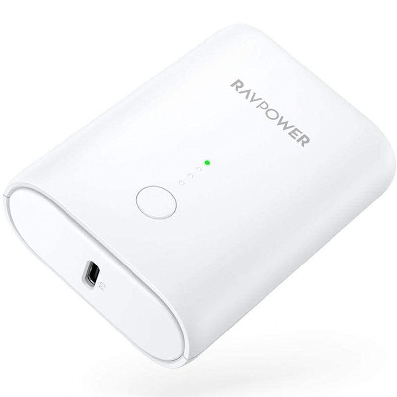 RAVPower 2-Port PD Pioneer Mini Power Bank 10000mAh 18W - White