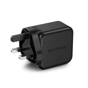 RAVPower 2-Port PD Pioneer Wall Charger 18W UK - Black