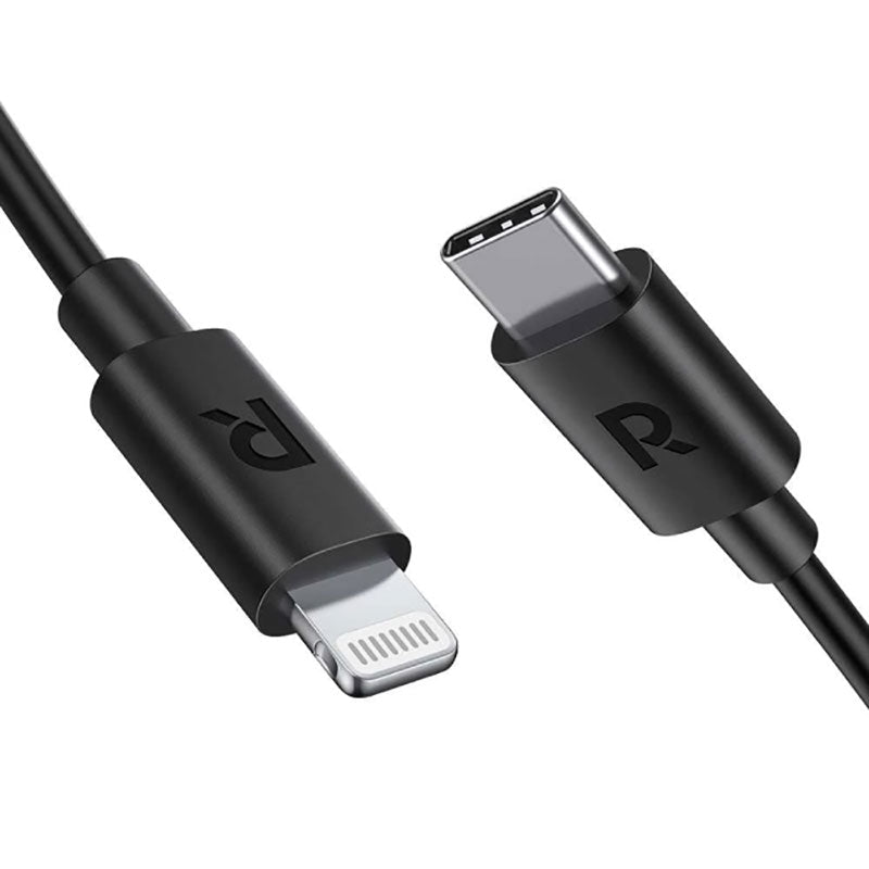 RAVPower Charge&Sync Type-C to Lightning cable 1M - Black