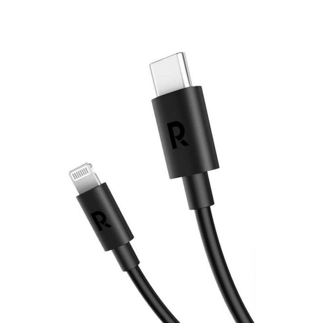 RAVPower Charge&Sync Type-C to Lightning cable 2M - Black