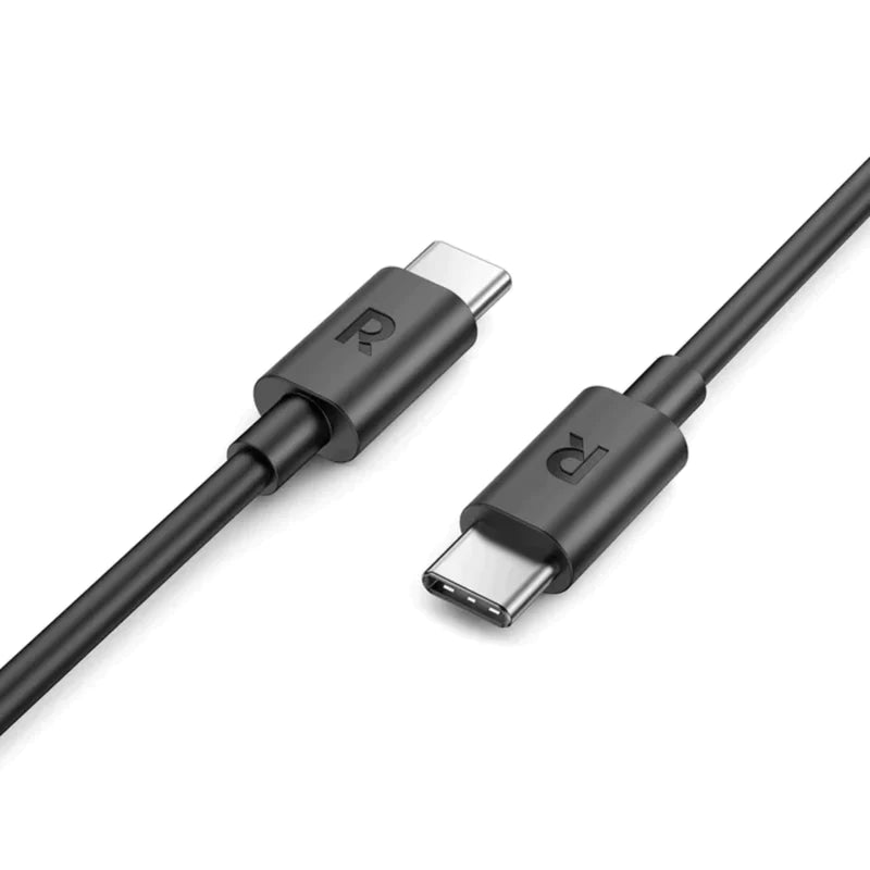 RAVPower Charge&Sync Type-C to Type-C cable 2M - Black