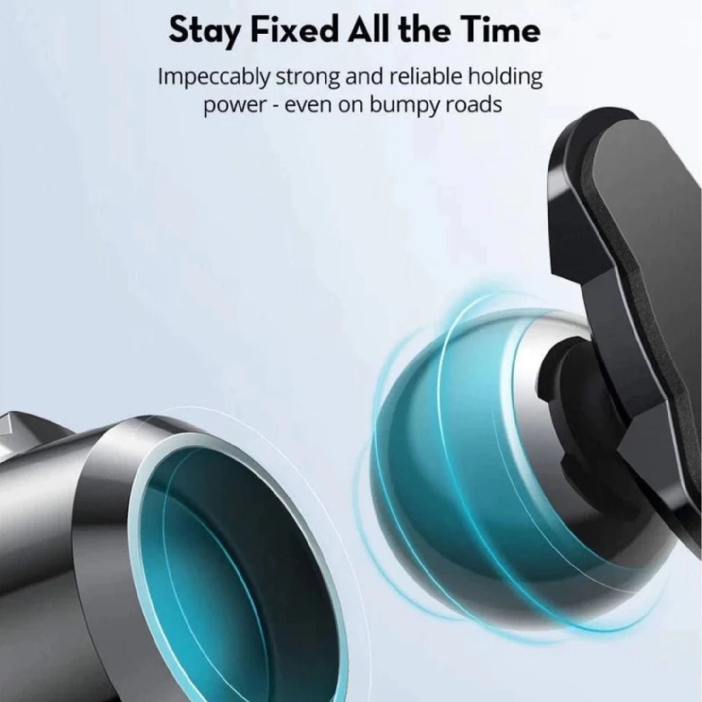 RAVPower Magnetic Car Phone Mount - Black