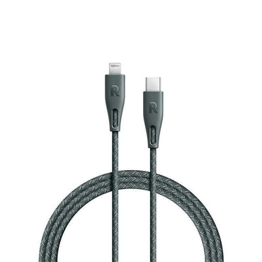 RAVPower Nylon Braided Type-C to Lightning Cable 0.3m - Green