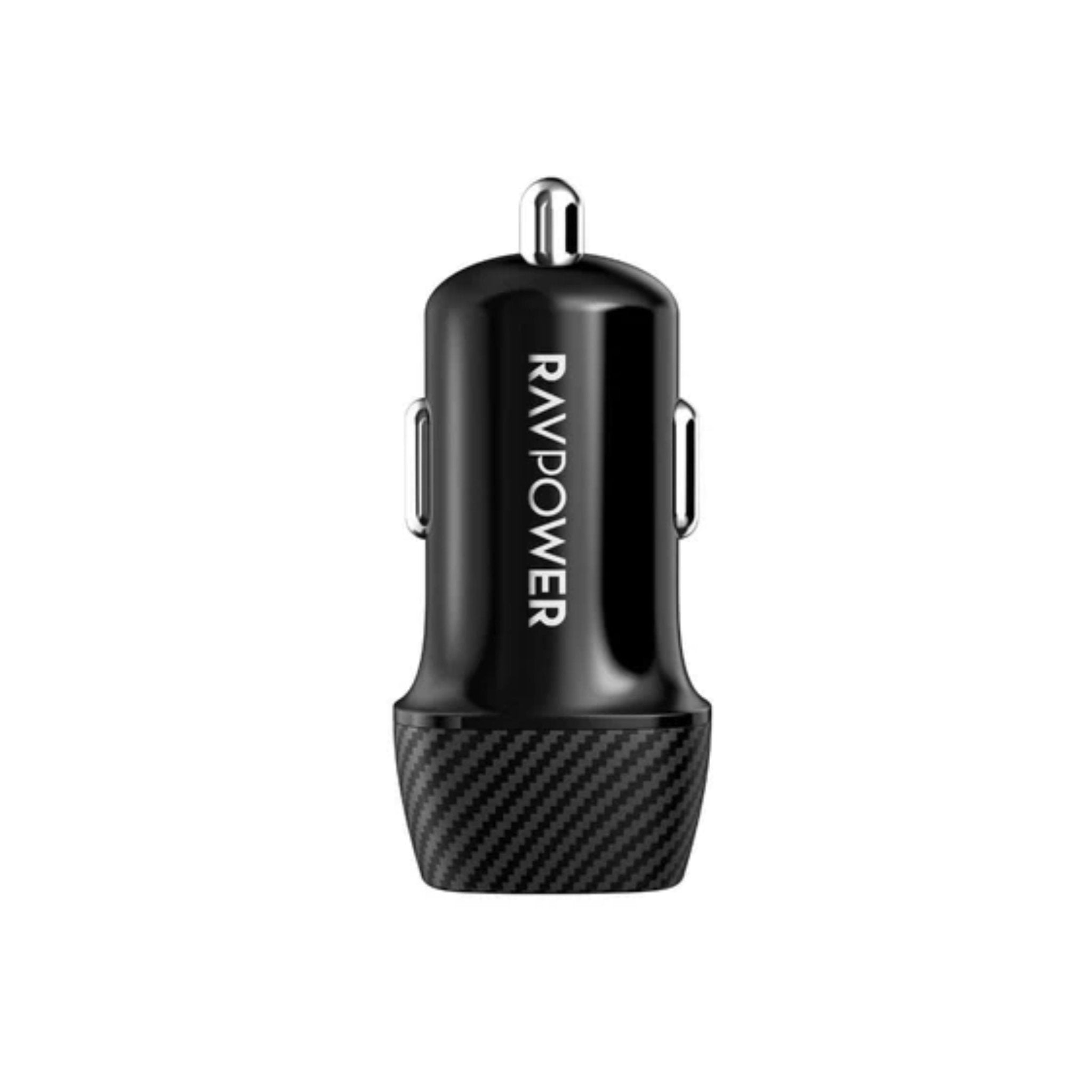 RAVPower PD Pioneer 20W 1-Port Car Charger - Black