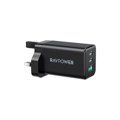 RAVPower PD Pioneer 65W GaN 3-Port Wall Charger