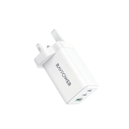 RAVPower PD Pioneer 65W GaN 3-Port Wall Charger