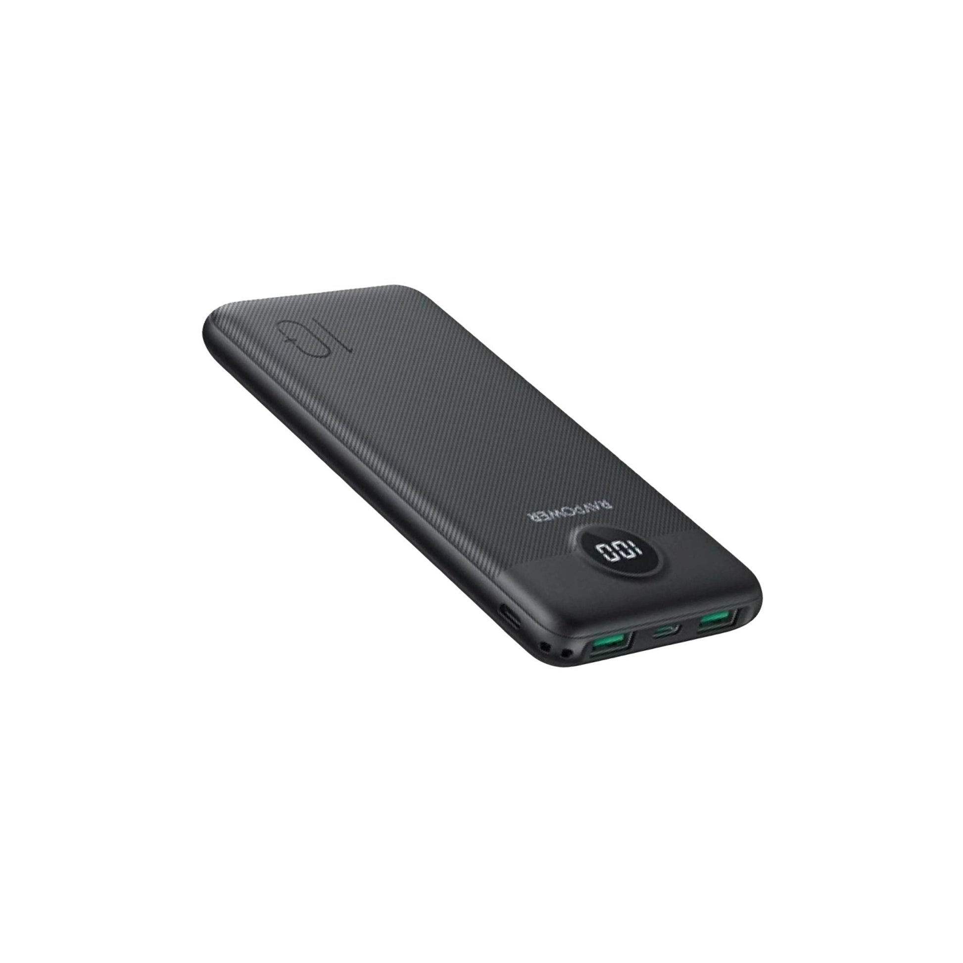 RavPower PD Pioneer 10000mAh 20W 3 Port Power Bank - Black