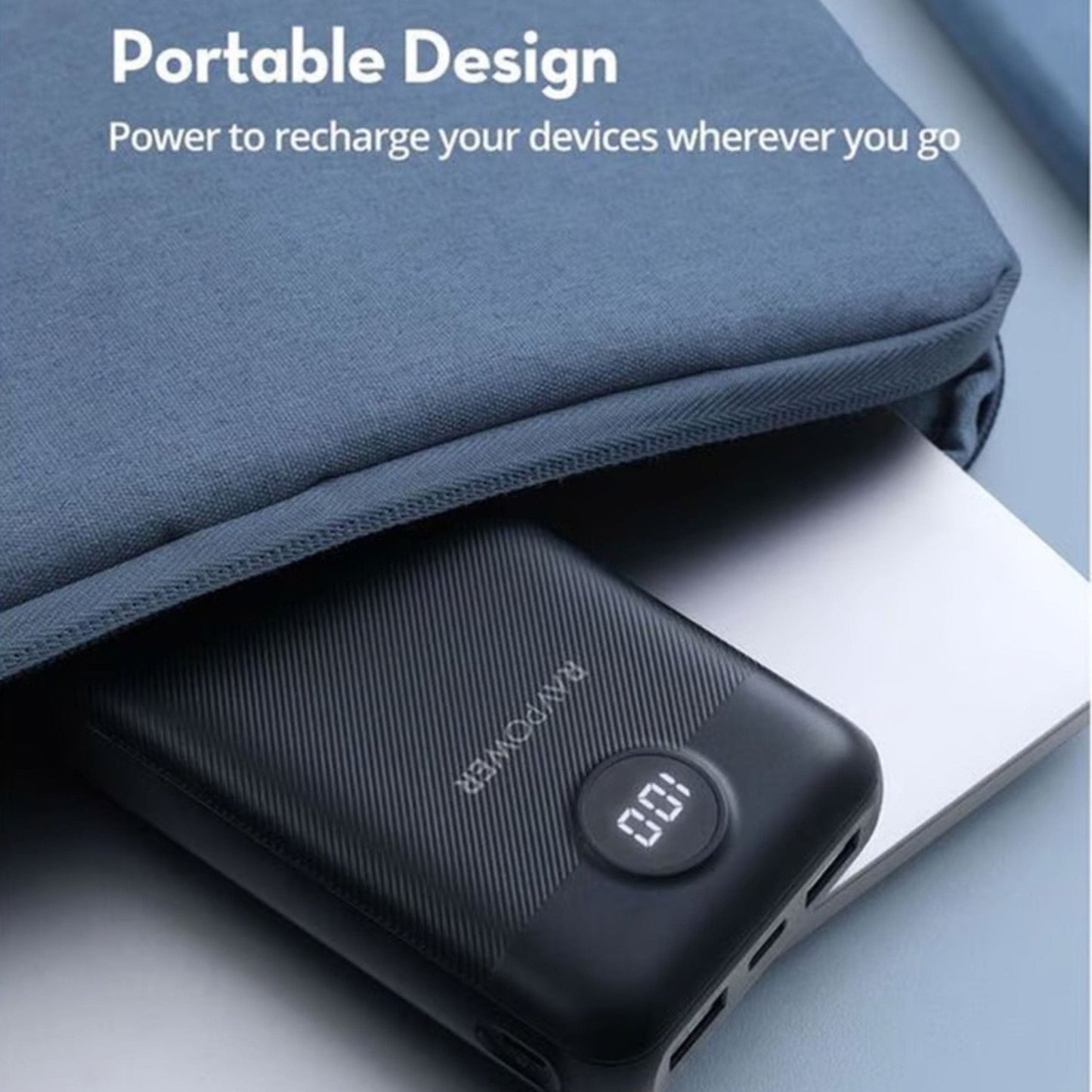 RavPower PD Pioneer 20000mAh 20W 3 Port Power Bank - Black