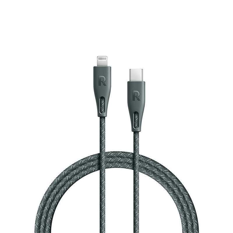 Ravpower (5 pcs) Nylon Braided Type-C To Lightning Cable 1.2m - Green