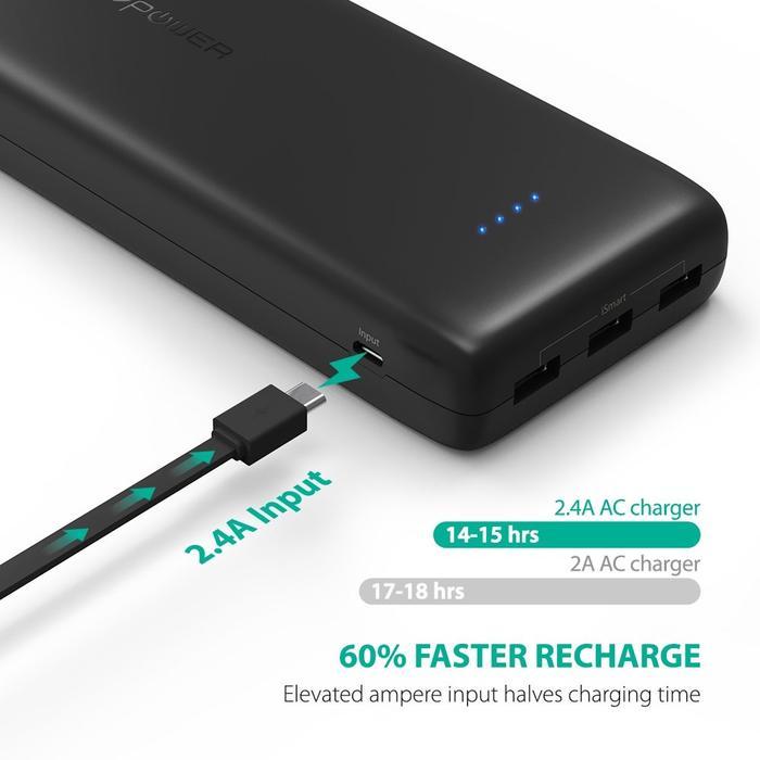 Ravpower Ace Series 32000mAh Portable Charger - Black