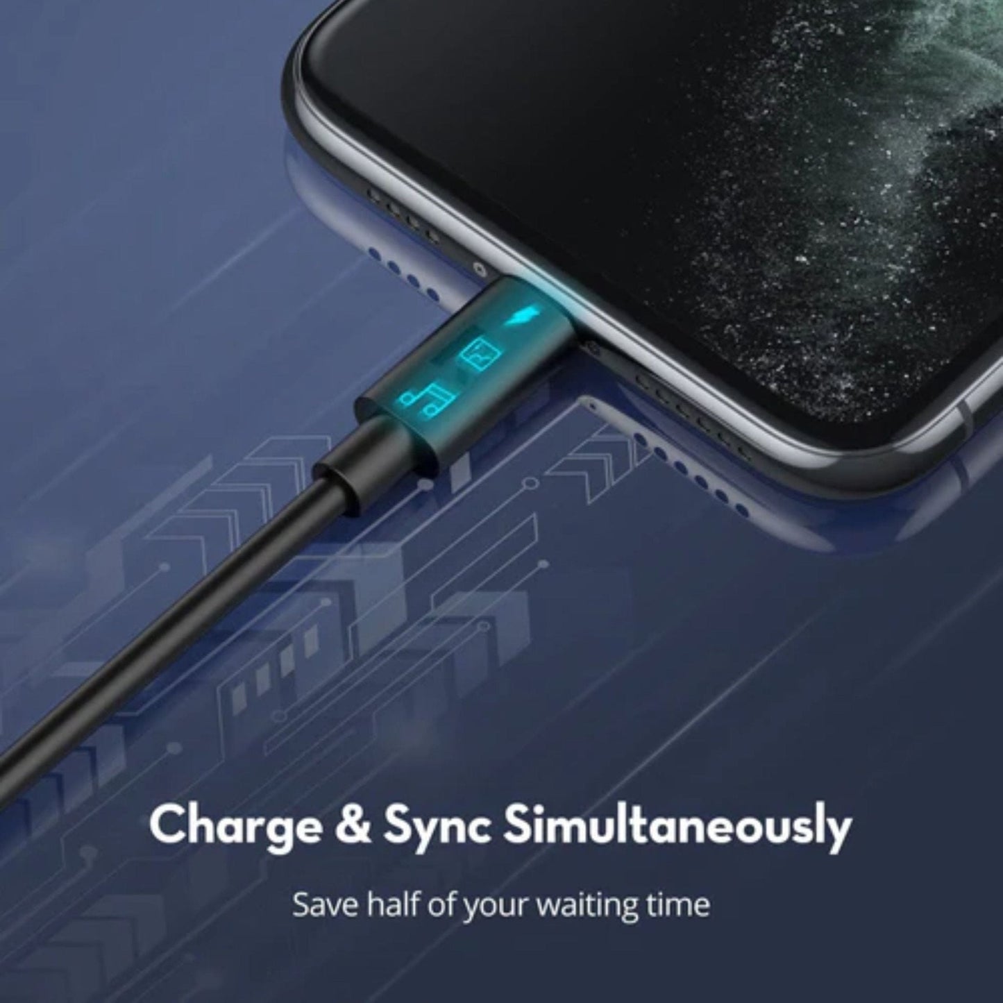 Ravpower Lightning Cable 1m - Black