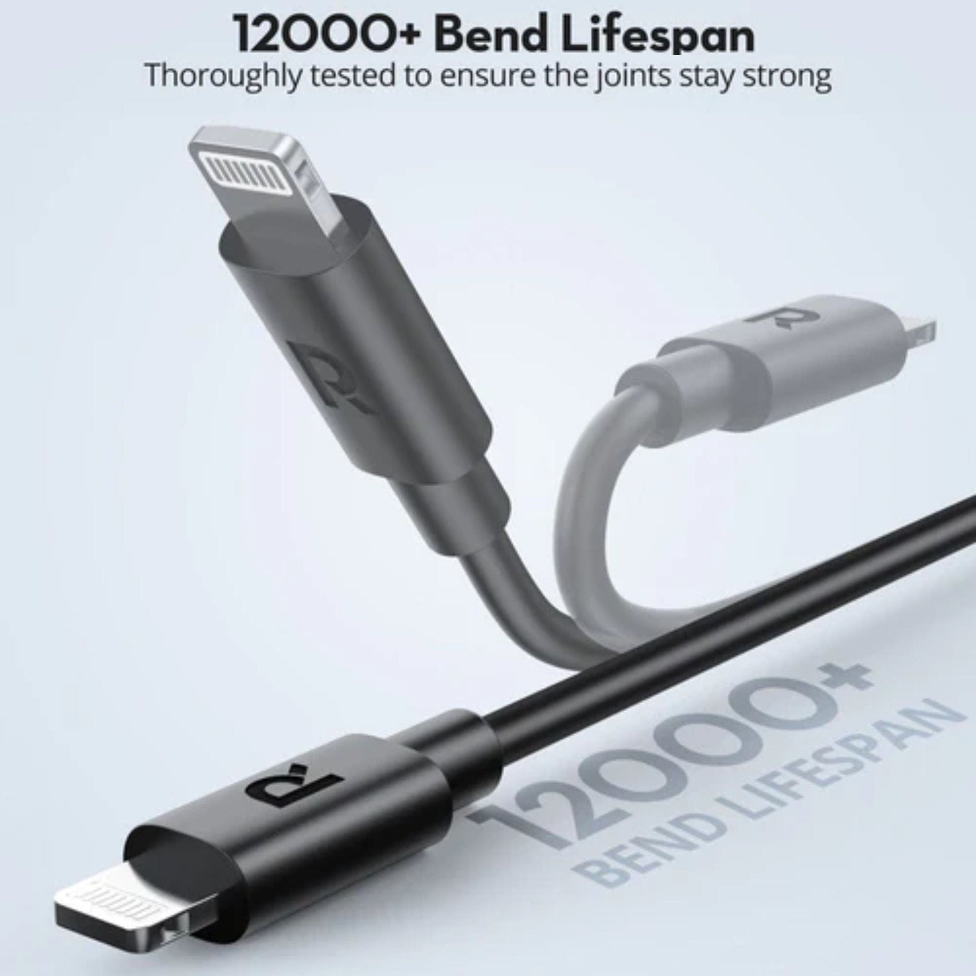 Ravpower Lightning Cable 1m - Black