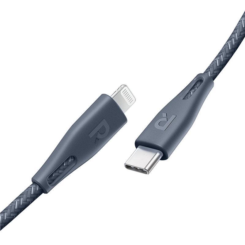 Ravpower Nylon Braided Type-C To Lightning Cable 1.2m - Grey