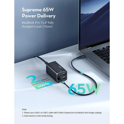 Ravpower Pd Pioneer 4-Port Desktop Charger 65w - Black