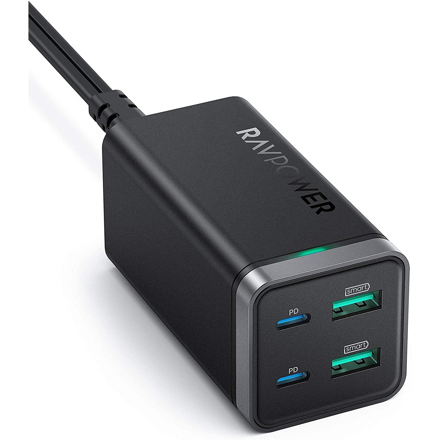 Ravpower Pd Pioneer 4-Port Desktop Charger 65w - Black