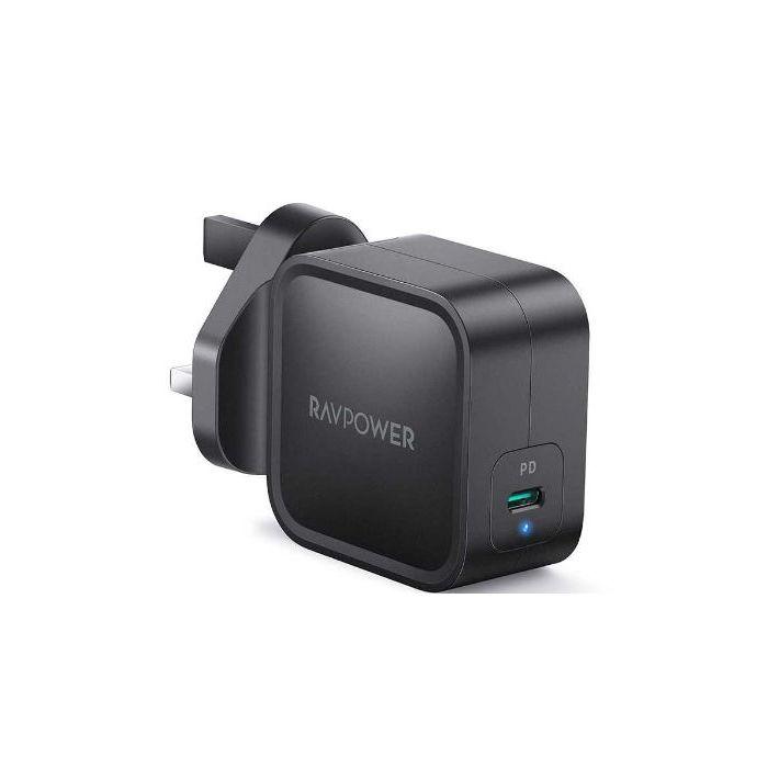 Ravpower Pd Pioneer Gan Wall Charger 61W UK - Black