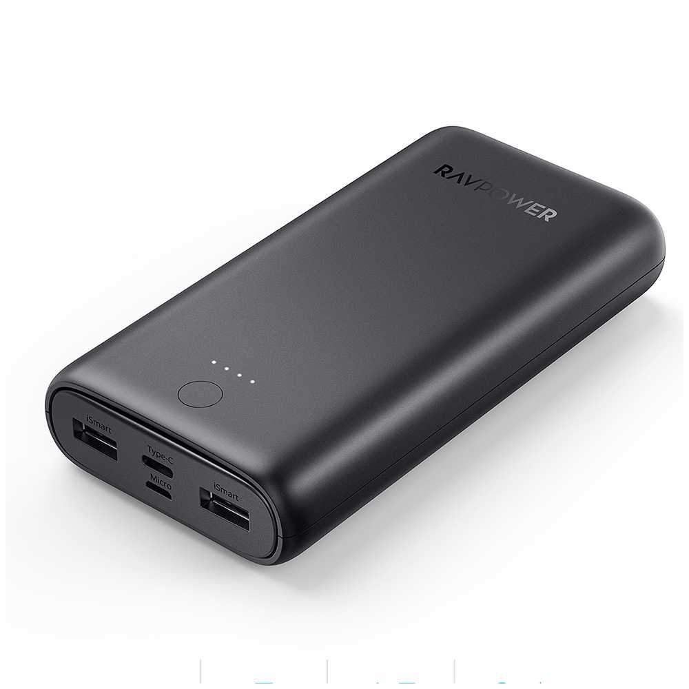 Ravpower Prime 3-Port Power bank 20000mAh 15W - Black