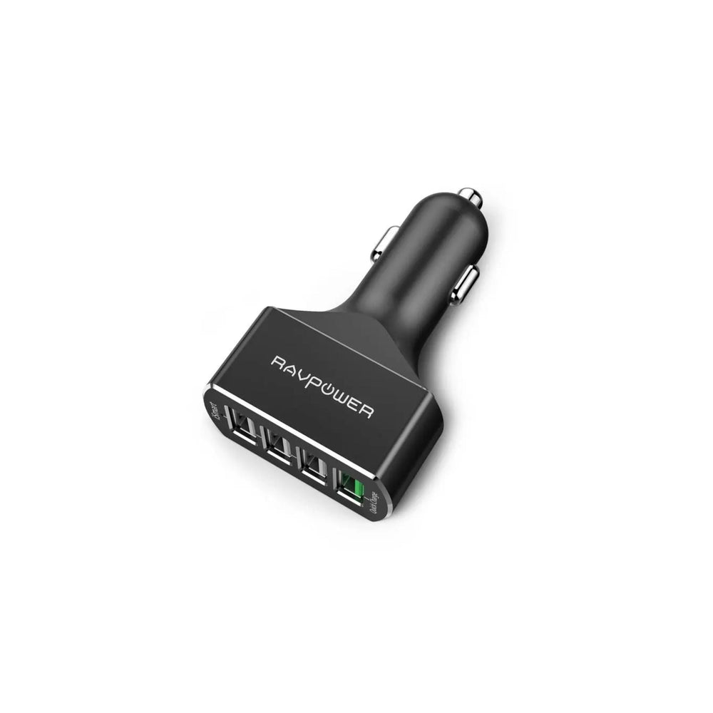 Ravpower QC3.0 36w 4-Port USB Car Charger - Black