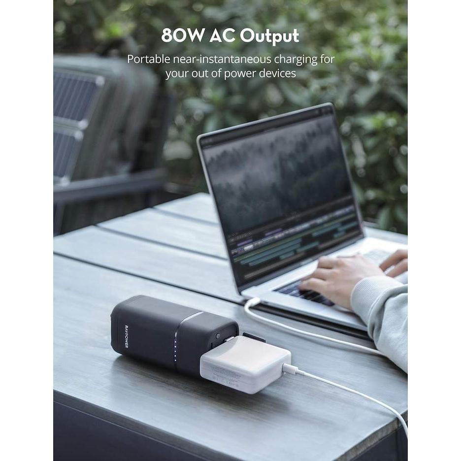Ravpower RP-PB054 3-in-1 PD Pioneer 20000mAh 80W Power House – Black