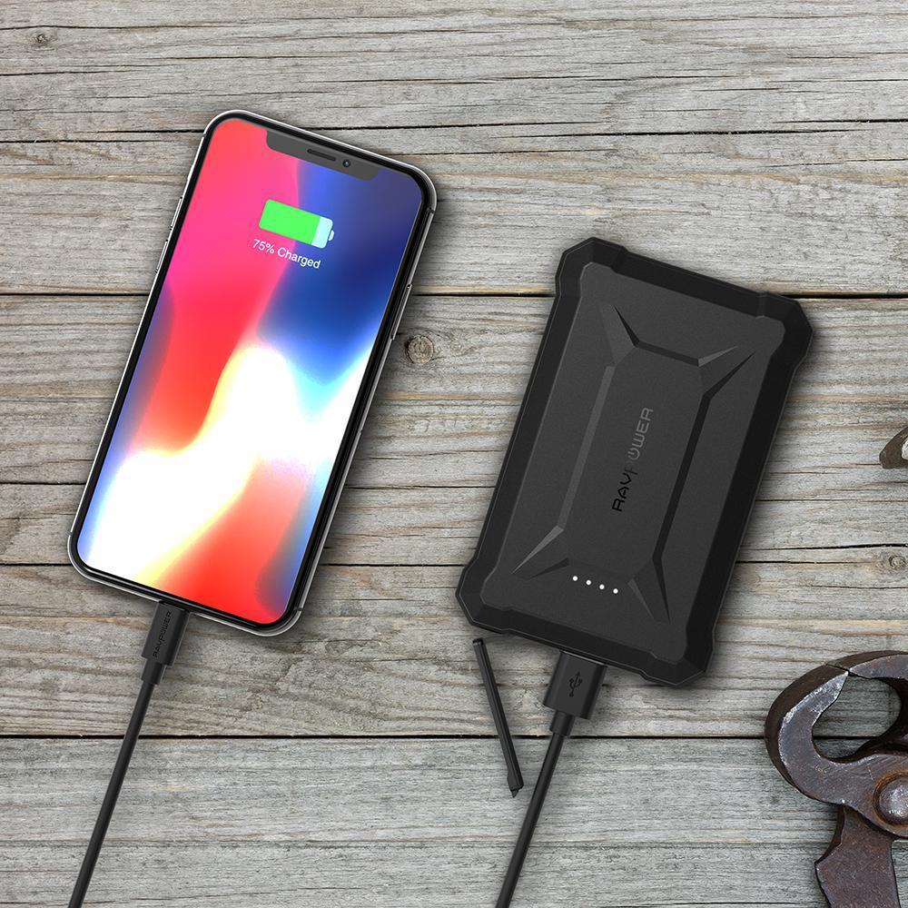 Ravpower Rugged Series Portable Power Bank 10050mAh Black