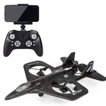 Remote Control Jet Drone With Camera 4K - Black