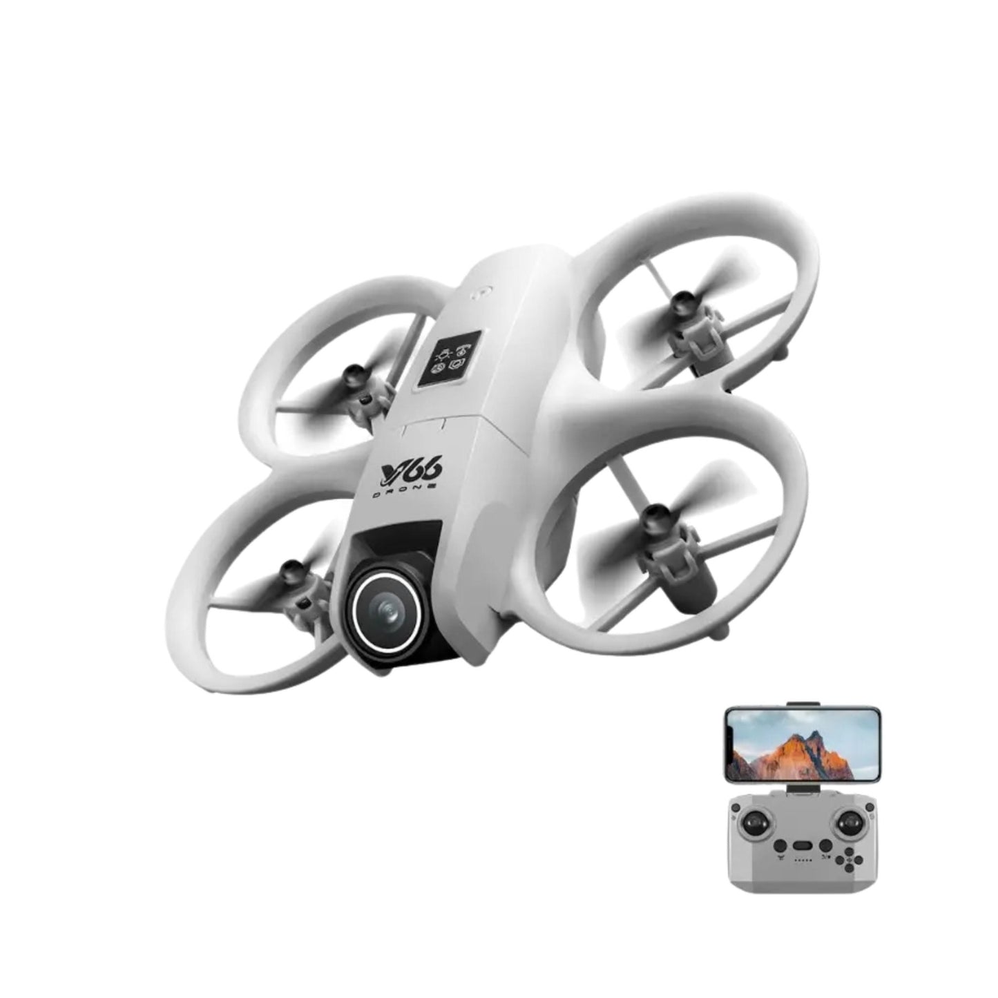 Remote Control Mini Drone With Dual Camera V66