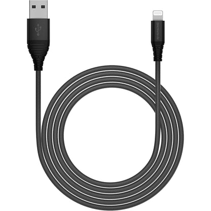 Riversong Alpha S 2.4A Nylon Braided Lightning Cable 1M CL32 - Black
