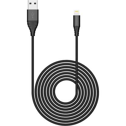 Riversong Alpha S 2.4A Nylon Braided Lightning Cable 1M CL32 - Black