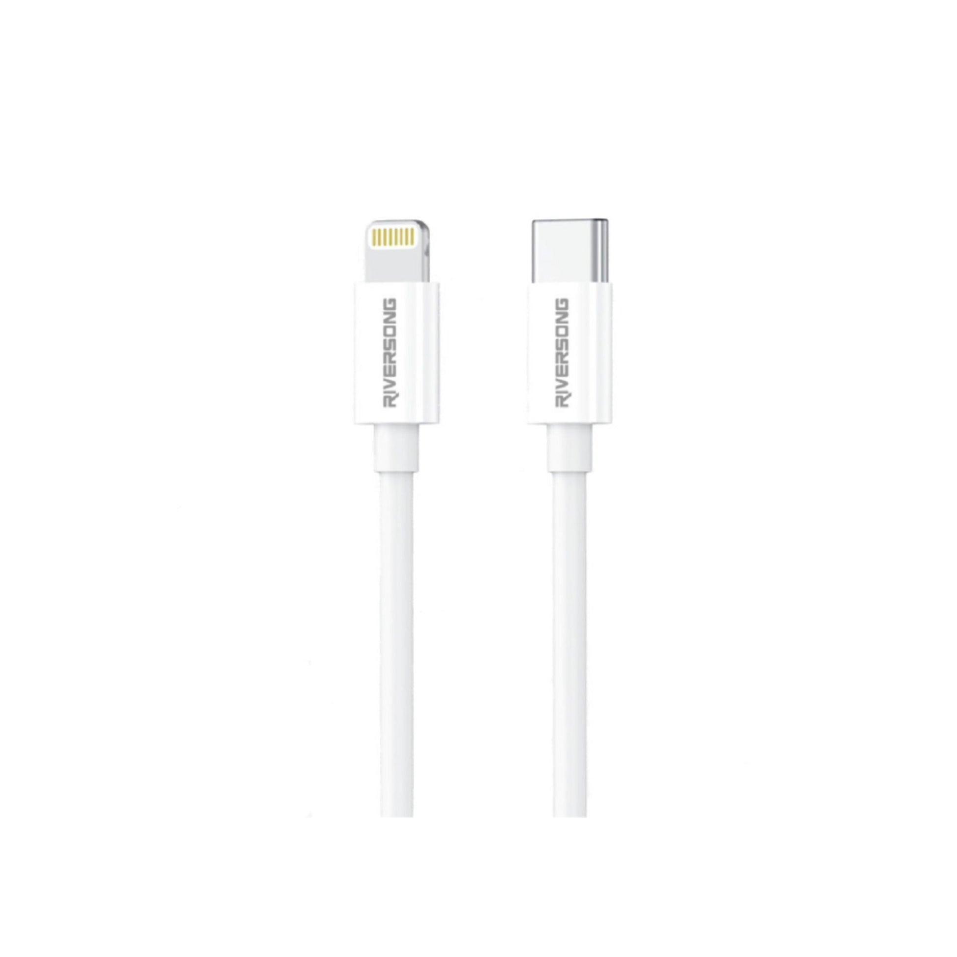 Riversong Lightning to Type-C 1M - White