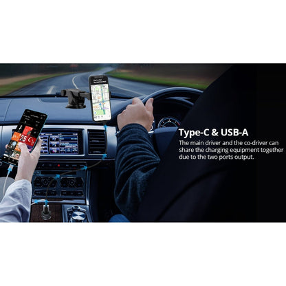 Riversong Safari S6 20W Car Charger CC20 -Black