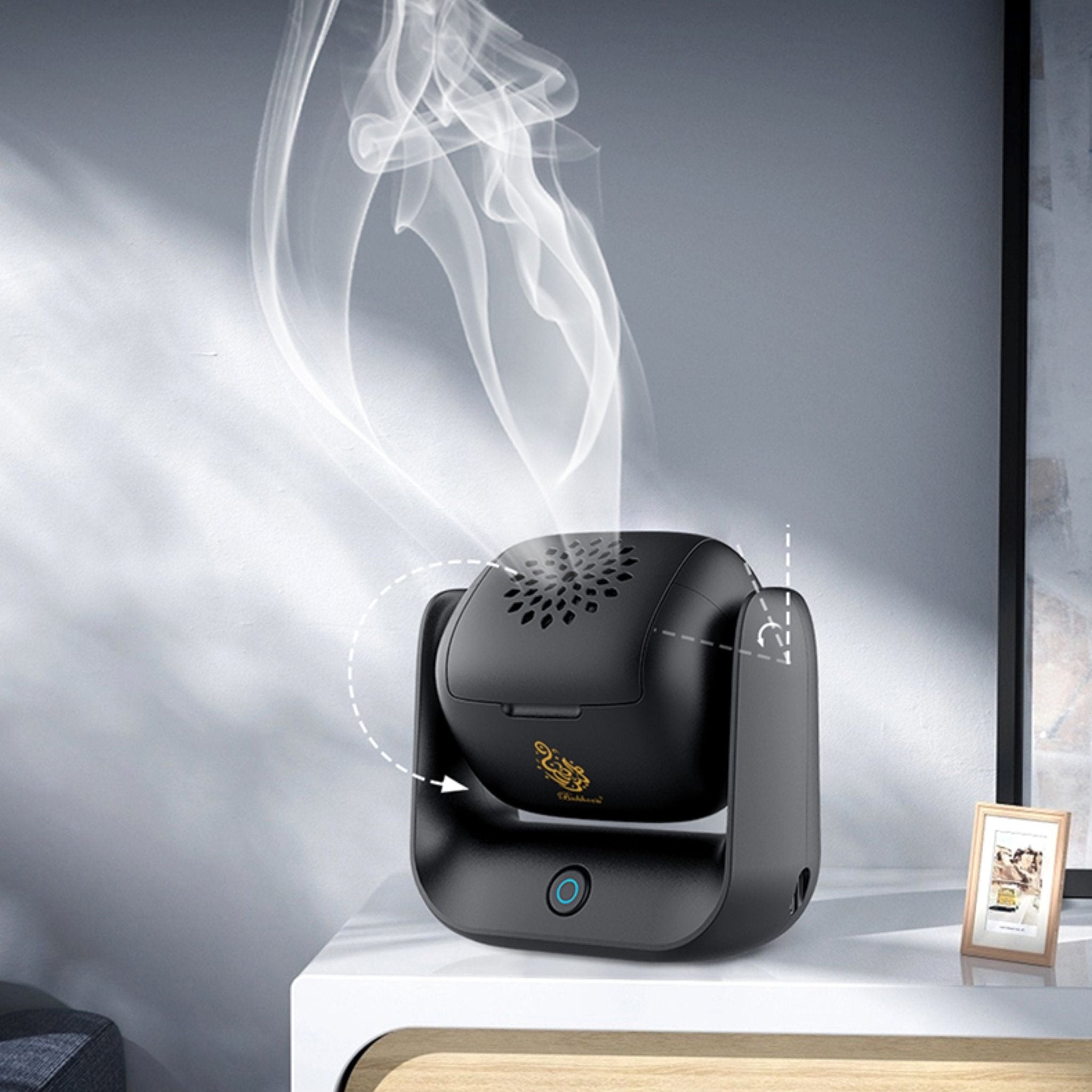 Rotational Incense Burner B36 - Black