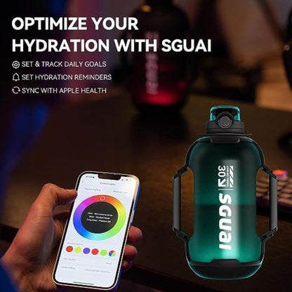 SGUAI T30 Smart Bottle 1.3 Liter - Black