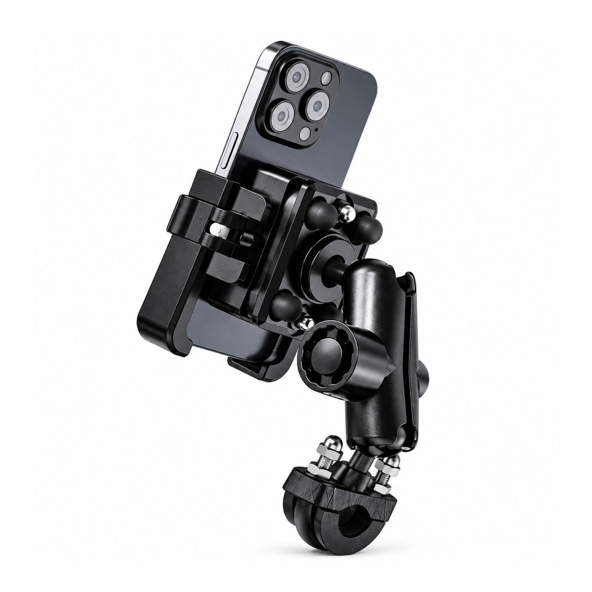 WJ-M Bicycle & Motorcycle Mobile Phone Holder - Black
