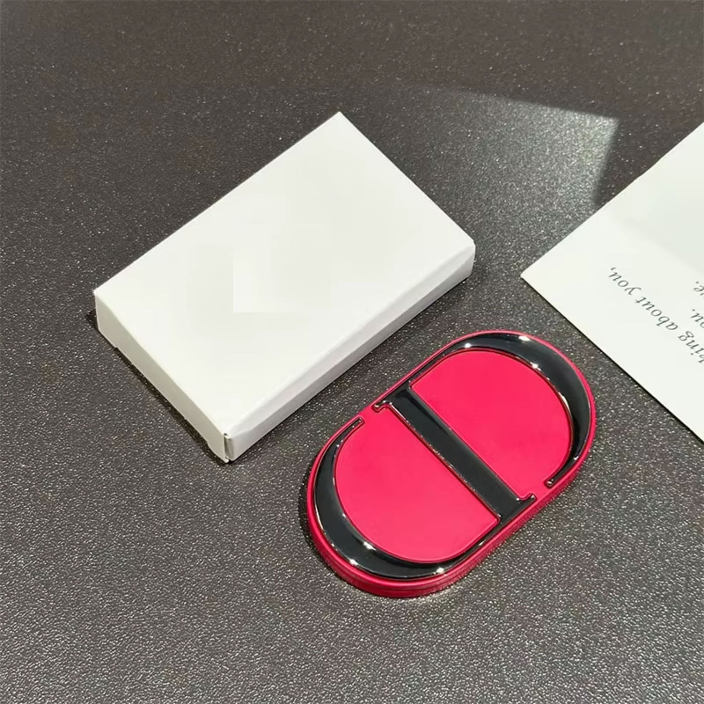 CD Mirror Phone Ring Holder Stand Dual Mirror