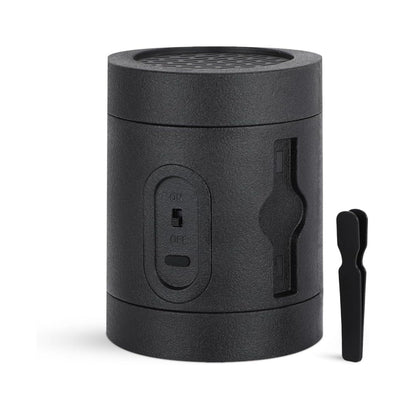 Egnite Bukhoor Burner with Storage and Rotating Lid - Black