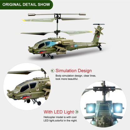 SYMA Remote Control Helicopter Gyro System S109 AH-64 - Green