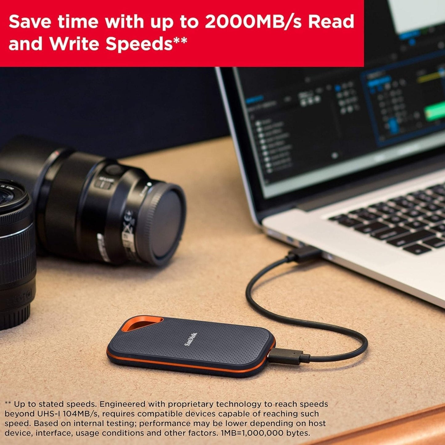 SanDisk Extreme PRO 2000MBs -Black