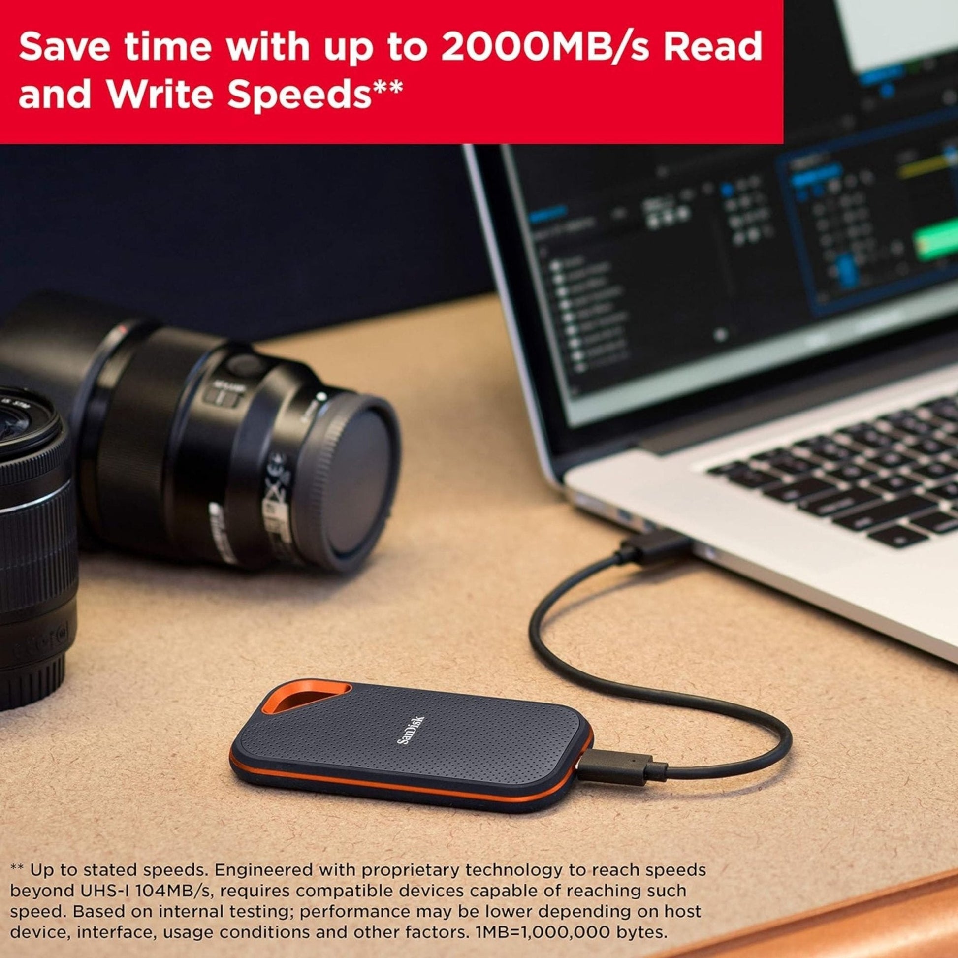 SanDisk Extreme PRO 2000MBs -Black