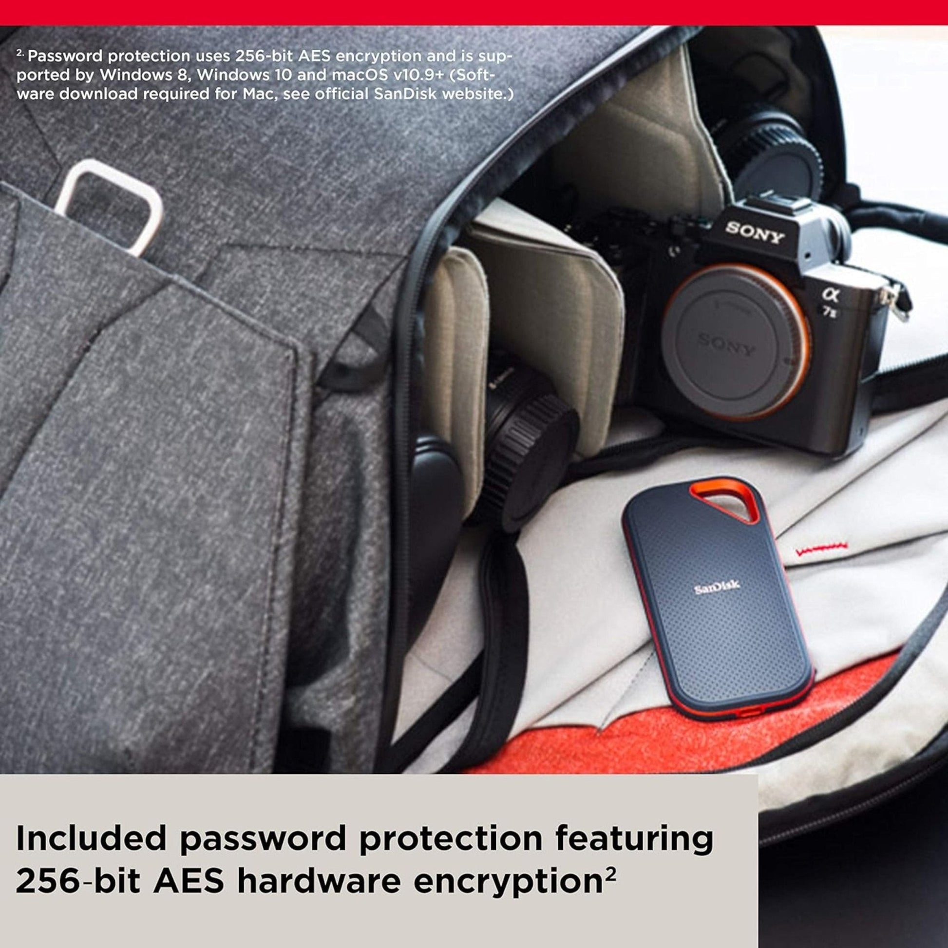 SanDisk Extreme PRO 2000MBs -Black
