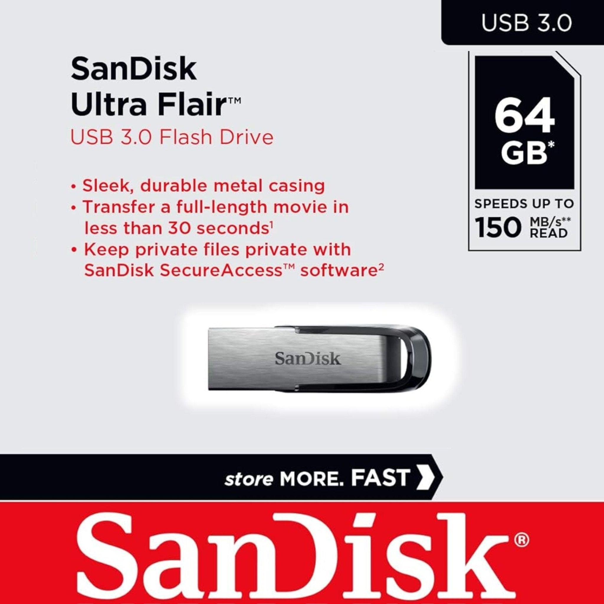 SanDisk Ultra Flair USB 3.0 Flash Drive
