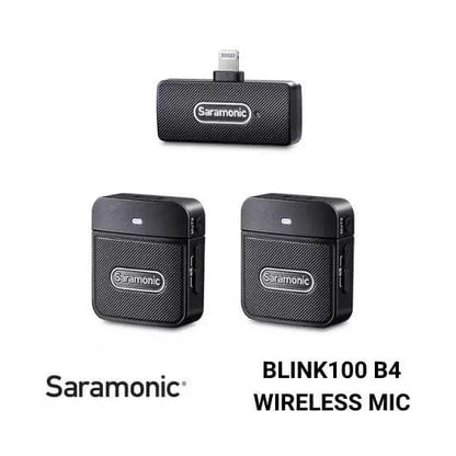 Saramonic Blink 100 B4 Ultracompact 2.4Ghz Dual-Channel Wireless Microphone System (2*TX)