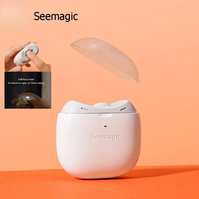 Seemagic Portable Automatic Electric Nail Clipper SMNC01 - White