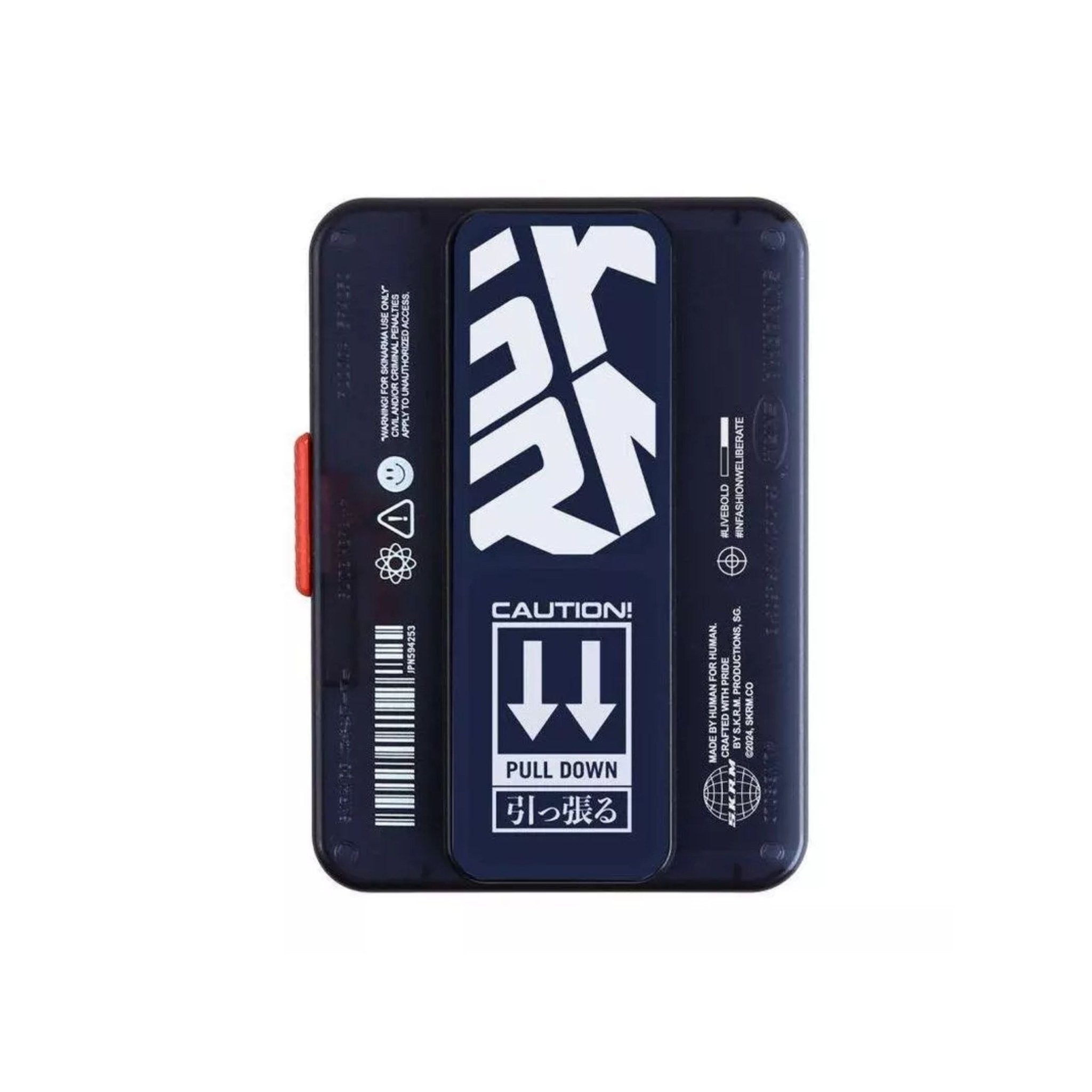 Skinarma Magnetic Cardholder Case with GripStand PHAZE - Blue