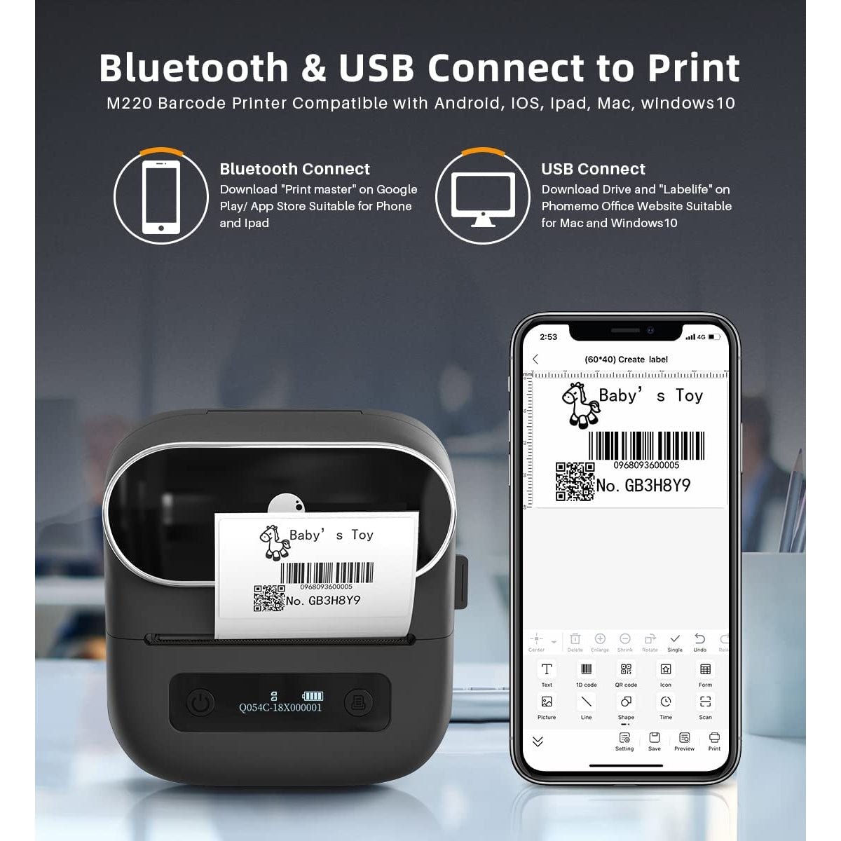 Smart Label Printer M220