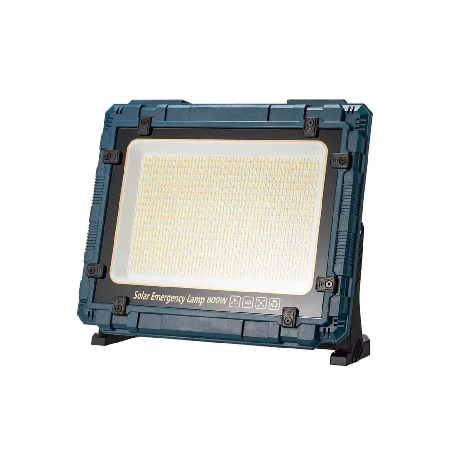 Solar Emergency Rechargeable Flood Light 800W - W8121-3 - Blue